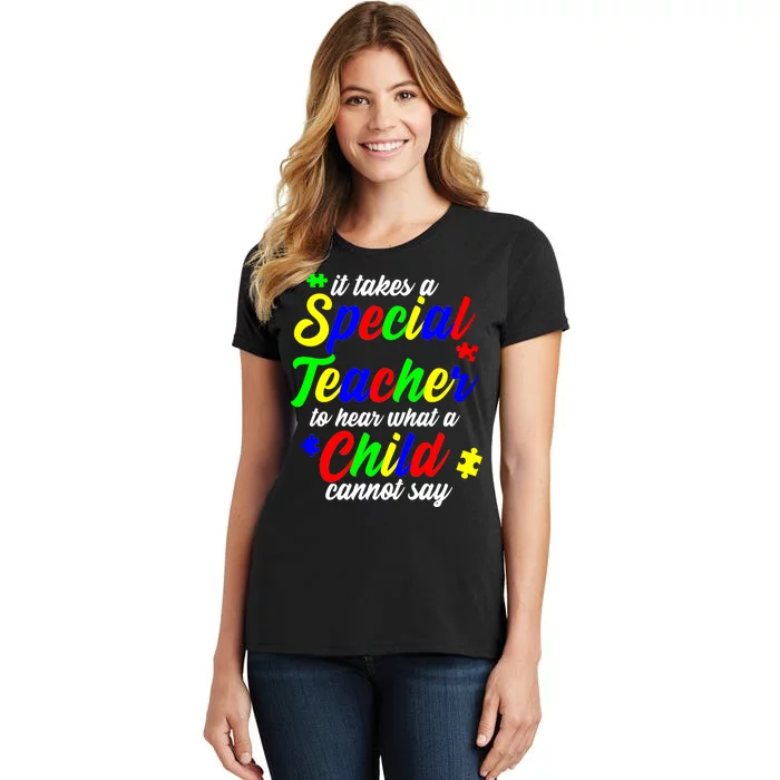 Special Autism Teacher Women's T-Shirt