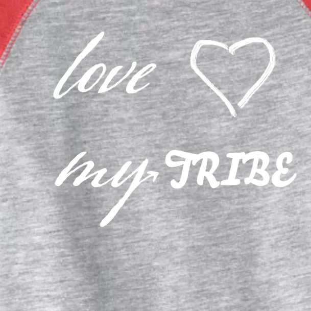 Special Needs Awareness Support Love My Tribe Toddler Fine Jersey T-Shirt