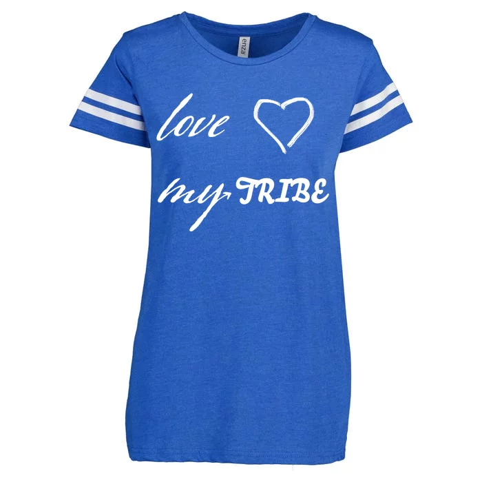 Special Needs Awareness Support Love My Tribe Enza Ladies Jersey Football T-Shirt