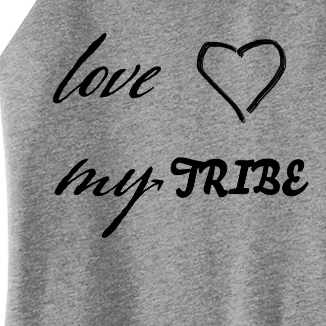 Special Needs Awareness Support Love My Tribe Women’s Perfect Tri Rocker Tank