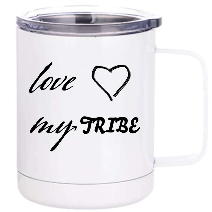 Special Needs Awareness Support Love My Tribe Front & Back 12oz Stainless Steel Tumbler Cup