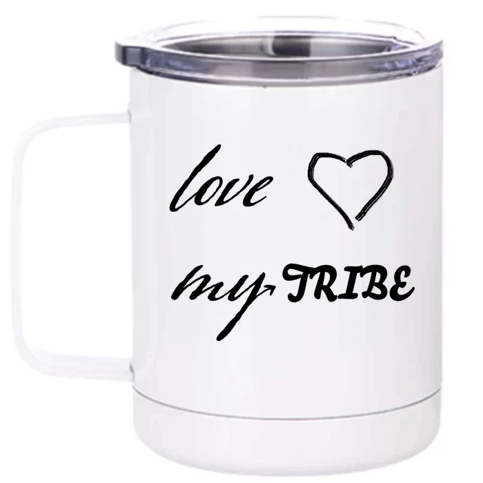 Special Needs Awareness Support Love My Tribe Front & Back 12oz Stainless Steel Tumbler Cup