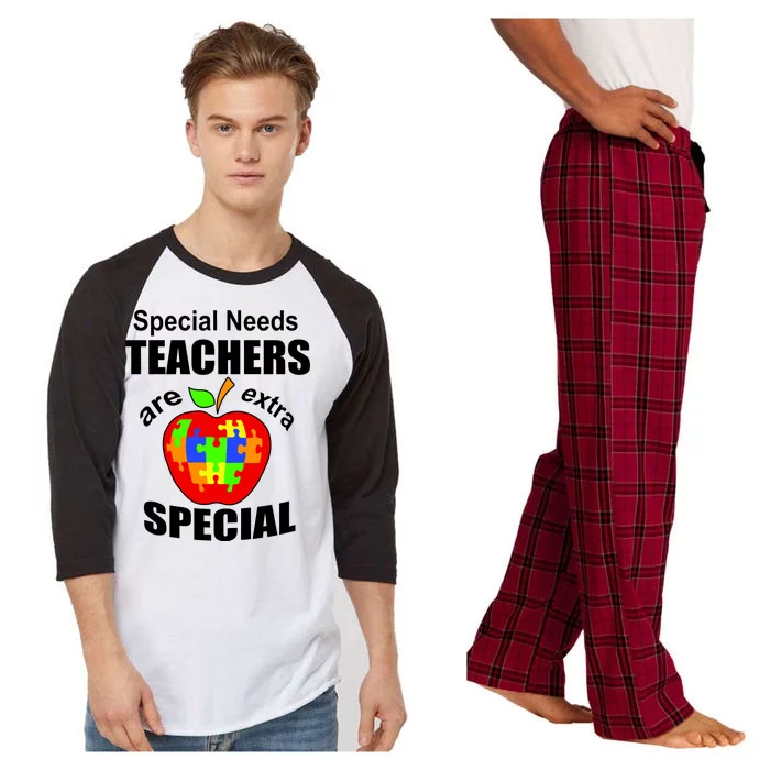 Special Needs Teachers Are Extra Special Raglan Sleeve Pajama Set