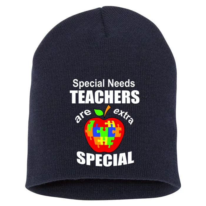 Special Needs Teachers Are Extra Special Short Acrylic Beanie