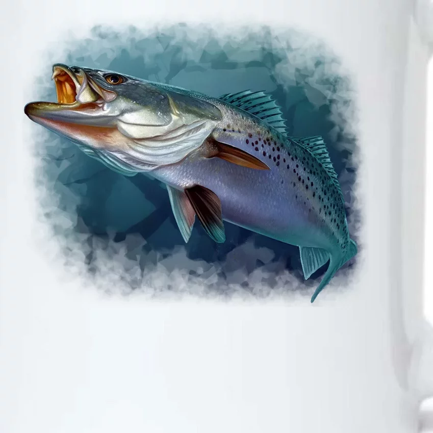 Speck Trout Fish Black Color Changing Mug