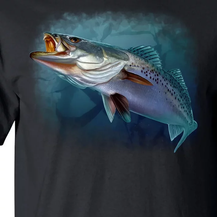 Speck Trout Fish Tall T-Shirt