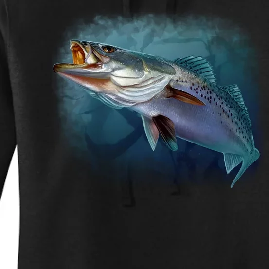 Speck Trout Fish Women's Pullover Hoodie