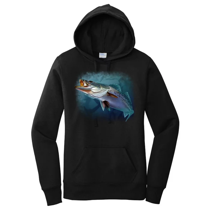 Speck Trout Fish Women's Pullover Hoodie