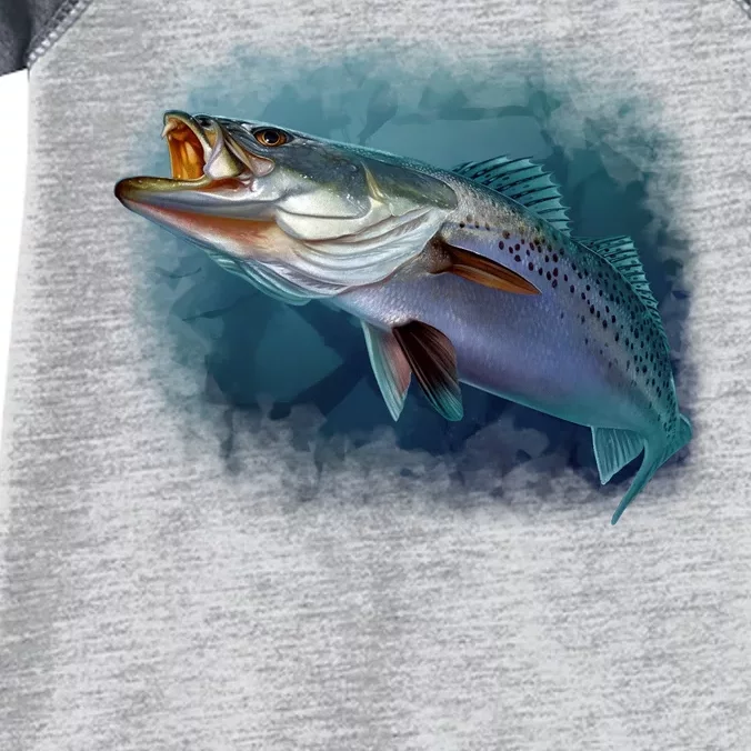 Speck Trout Fish Infant Baby Jersey Bodysuit