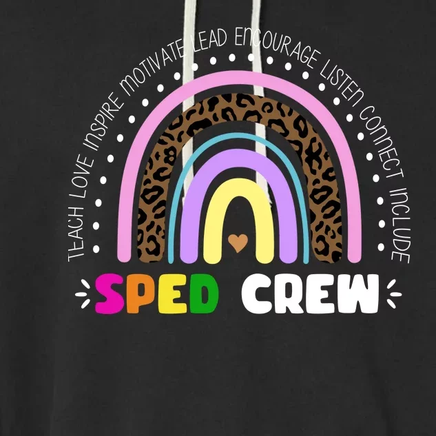 Sped Crew Special Ed Garment-Dyed Fleece Hoodie