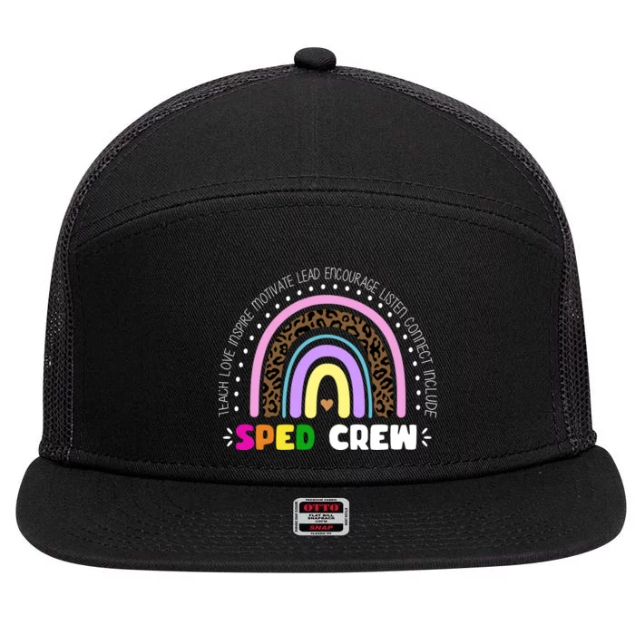 Sped Crew Special Ed 7 Panel Mesh Trucker Snapback Hat