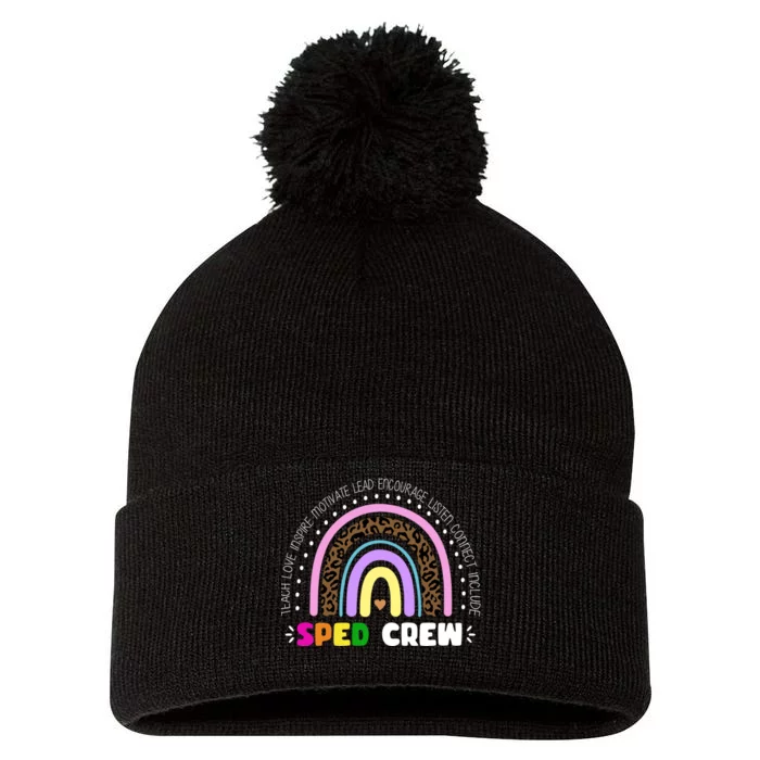 Sped Crew Special Ed Pom Pom 12in Knit Beanie