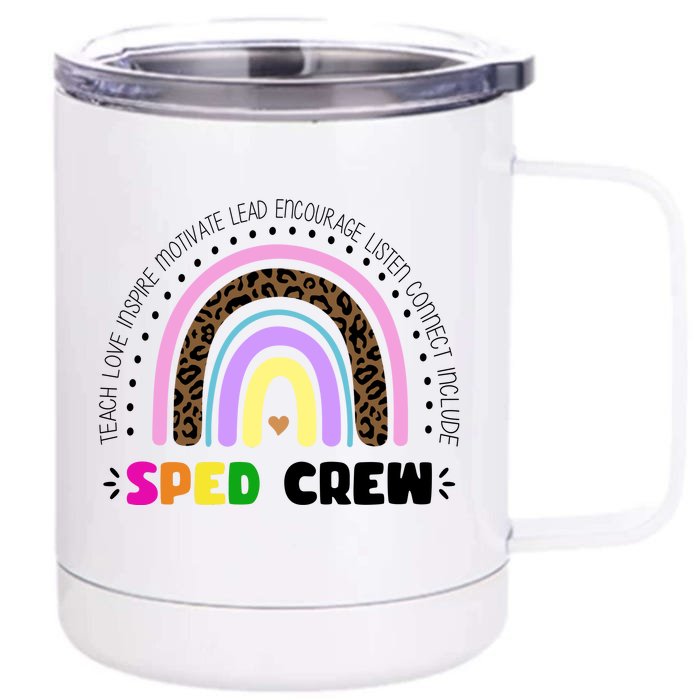 Sped Crew Special Ed Front & Back 12oz Stainless Steel Tumbler Cup