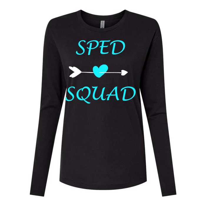 Sped Squad Special Education Teacher Womens Cotton Relaxed Long Sleeve T-Shirt