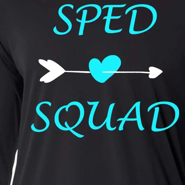 Sped Squad Special Education Teacher Cooling Performance Long Sleeve Crew