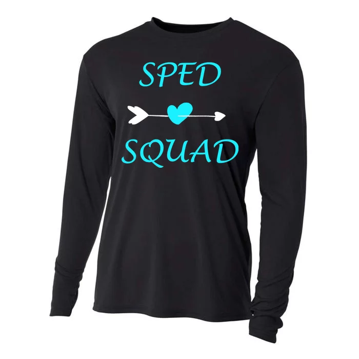 Sped Squad Special Education Teacher Cooling Performance Long Sleeve Crew