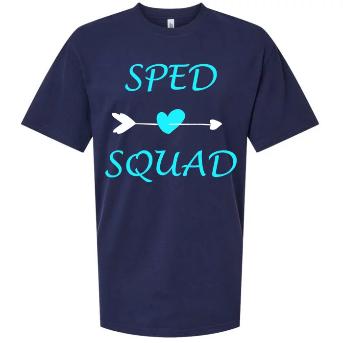 Sped Squad Special Education Teacher Sueded Cloud Jersey T-Shirt