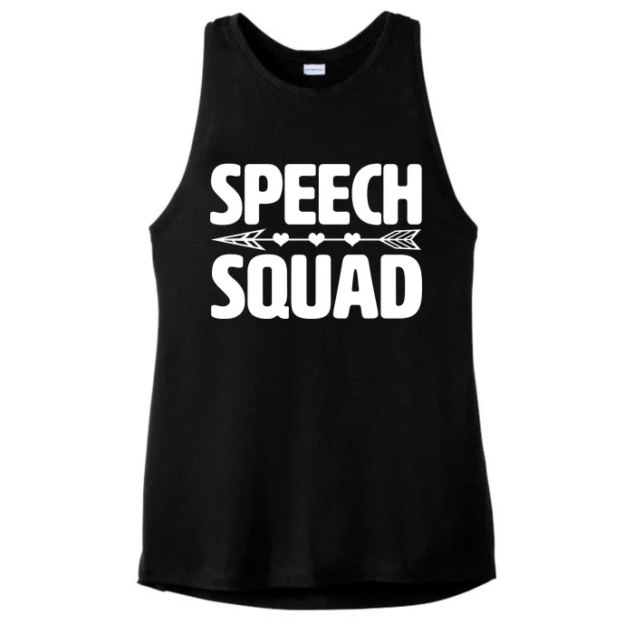 Speech Squad Ladies Tri-Blend Wicking Tank