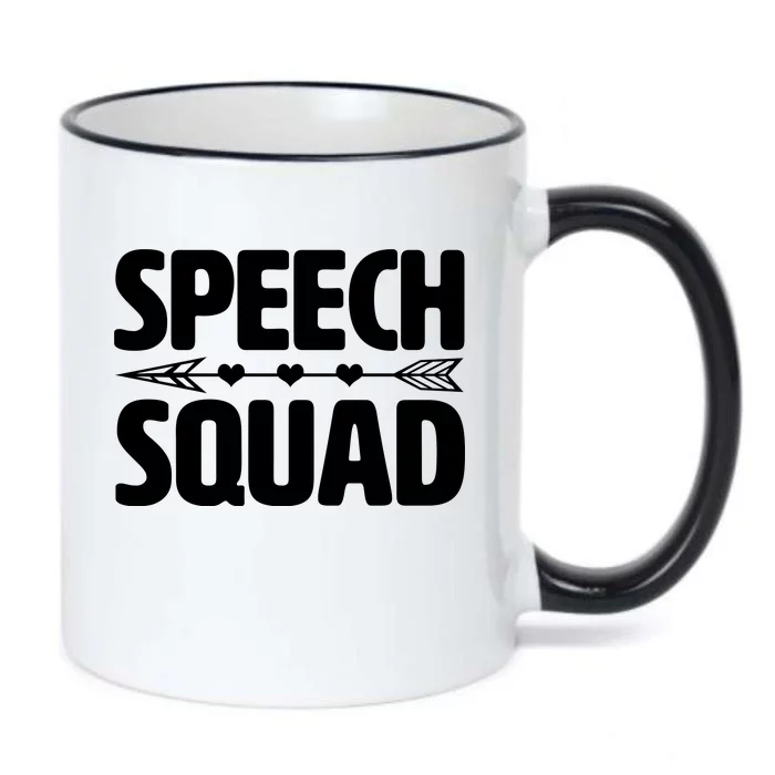 Speech Squad Black Color Changing Mug