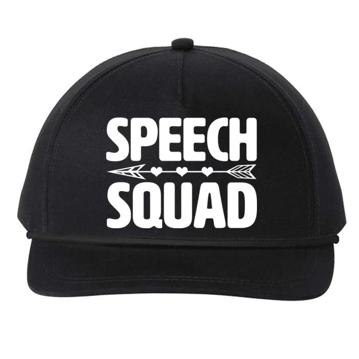 Speech Squad Snapback Five-Panel Rope Hat