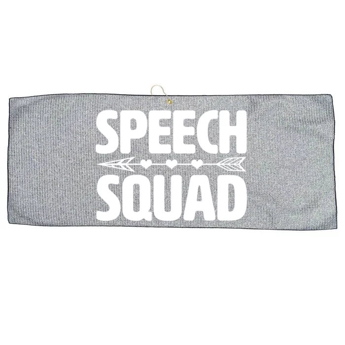 Speech Squad Large Microfiber Waffle Golf Towel