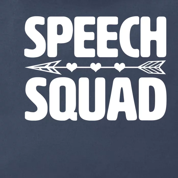 Speech Squad Zip Tote Bag