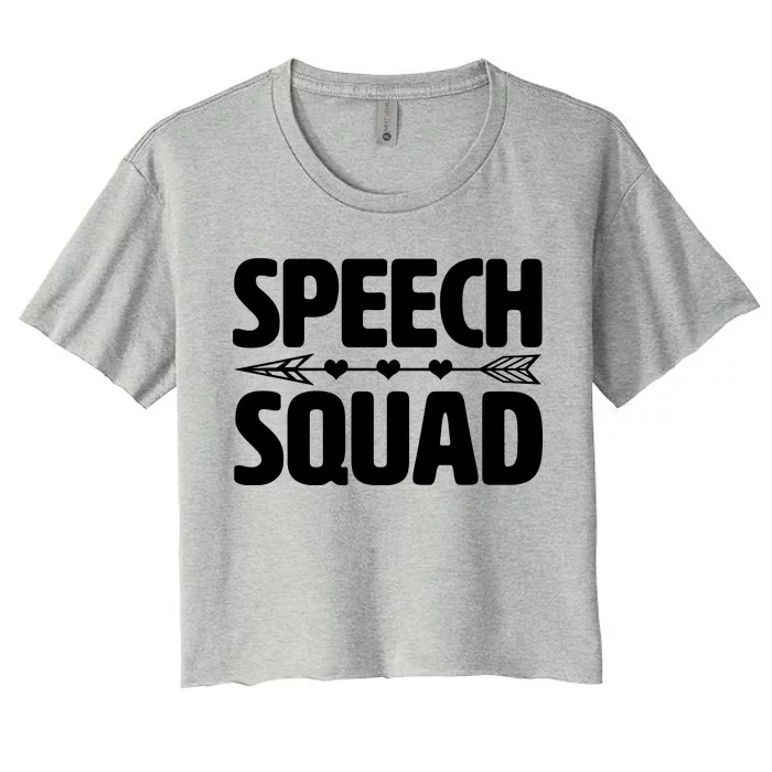 Speech Squad Women's Crop Top Tee