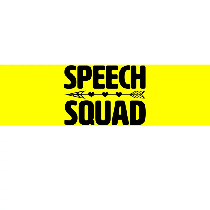 Speech Squad Bumper Sticker