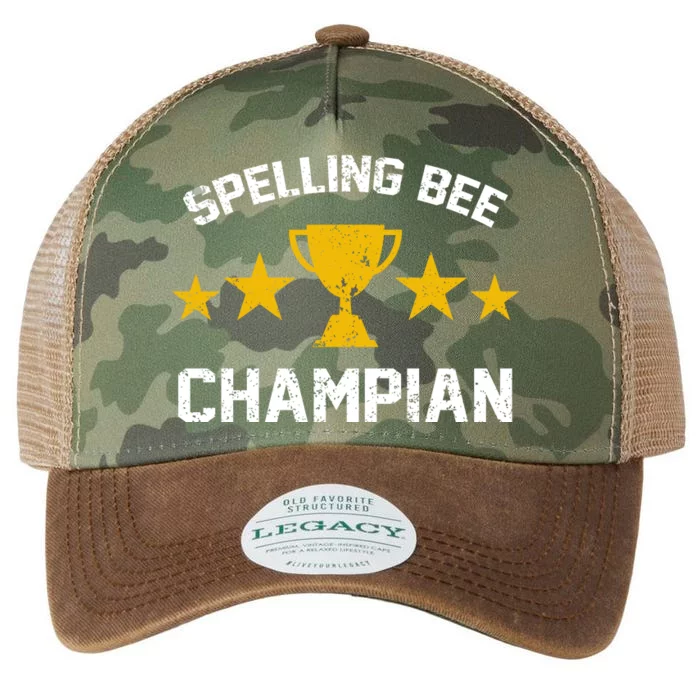 Spelling Bee Champian Funny Legacy Tie Dye Trucker Hat