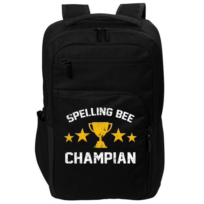 Spelling Bee Champian Funny Impact Tech Backpack