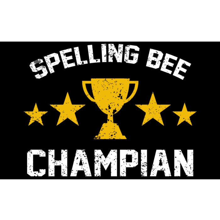 Spelling Bee Champian Funny Bumper Sticker