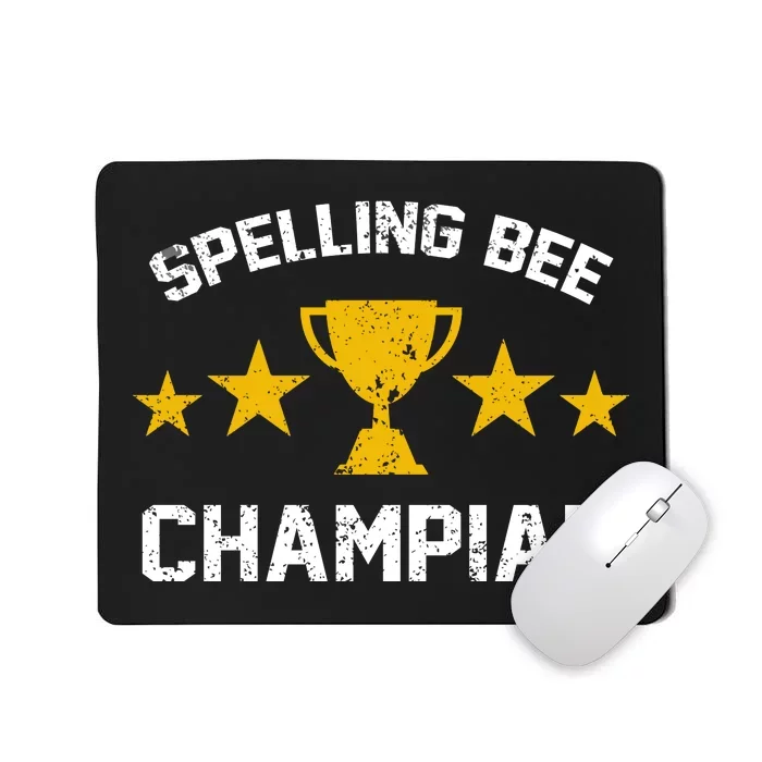 Spelling Bee Champian Funny Mousepad