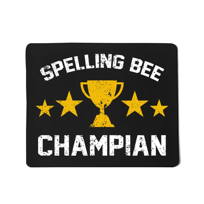 Spelling Bee Champian Funny Mousepad