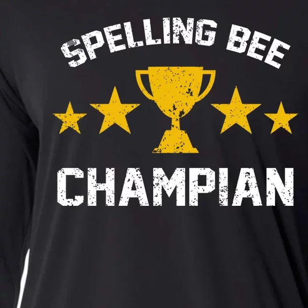 Spelling Bee Champian Funny Cooling Performance Long Sleeve Crew