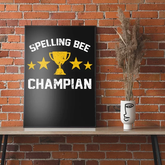 Spelling Bee Champian Funny Poster