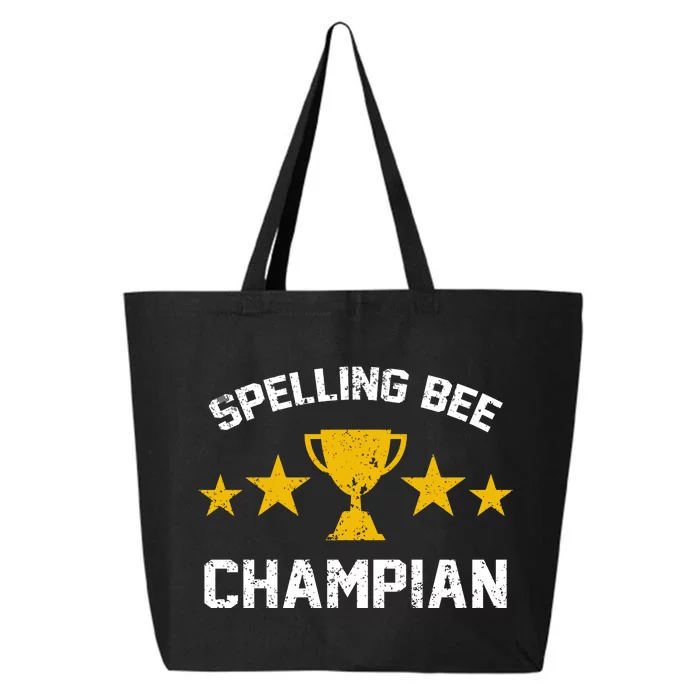 Spelling Bee Champian Funny 25L Jumbo Tote