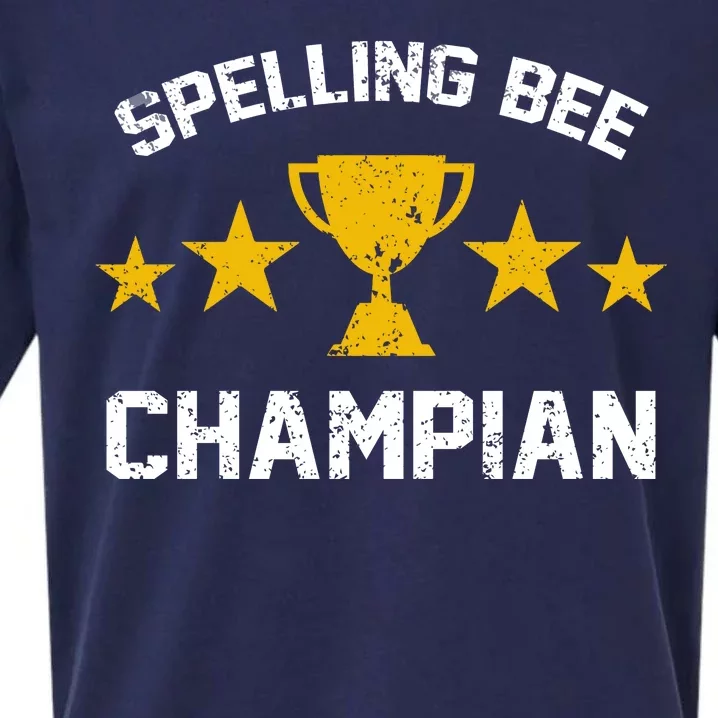 Spelling Bee Champian Funny Sueded Cloud Jersey T-Shirt