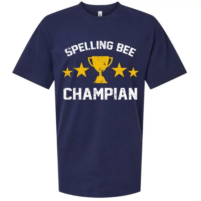 Spelling Bee Champian Funny Sueded Cloud Jersey T-Shirt