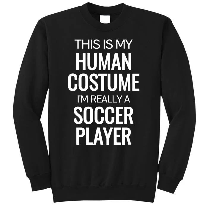 Soccer Player Funny Soccer Halloween Costume Sweatshirt