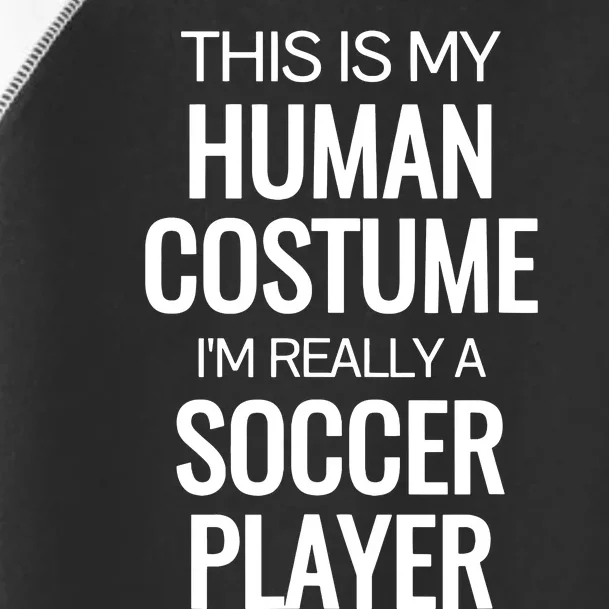 Soccer Player Funny Soccer Halloween Costume Toddler Fine Jersey T-Shirt