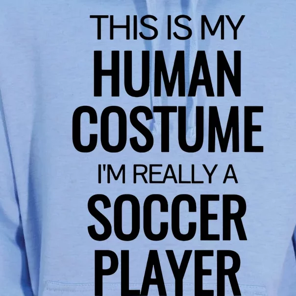 Soccer Player Funny Soccer Halloween Costume Unisex Surf Hoodie