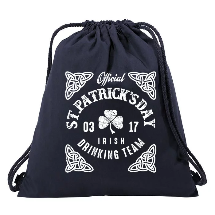 St Patrick's Funny Irish Ing Team Gift Drawstring Bag