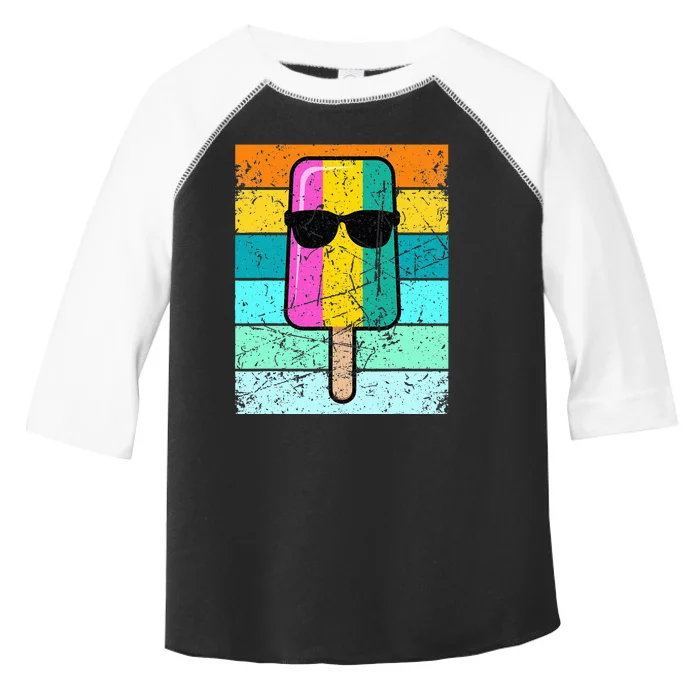 Summer Popsicle Funny Ice Cream Beach Pool Party Toddler Fine Jersey T-Shirt