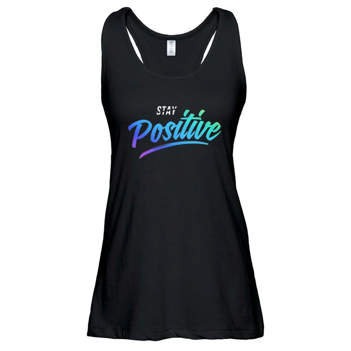 Stay Positive | Funny Math Clothes Ladies Essential Flowy Tank