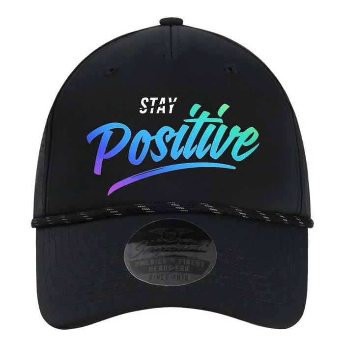 Stay Positive | Funny Math Clothes Performance The Dyno Cap