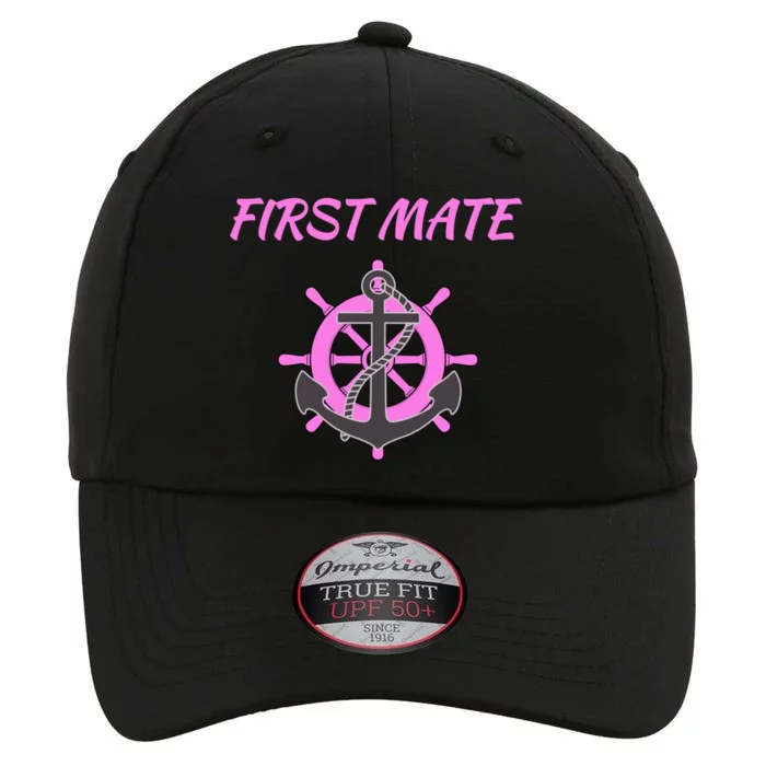 S Pink First Mate Boat Anchor Nautical Gift The Original Performance Cap