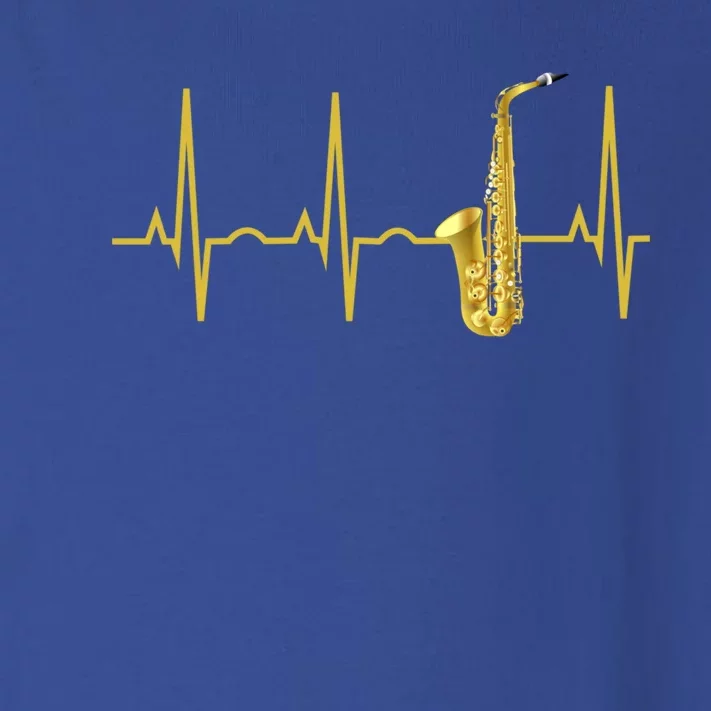 Saxophone Player Funny Gift Sax Heartbeat Hooded Cute Gift Gift Toddler Long Sleeve Shirt