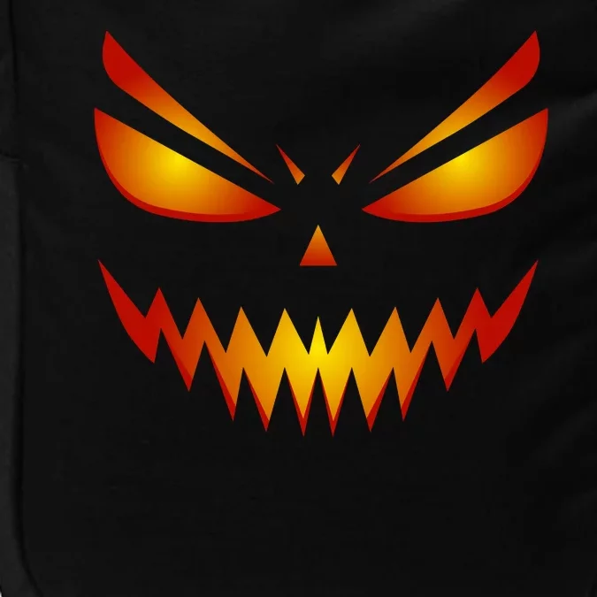 Spooky Pumpkin Face Halloween Impact Tech Backpack