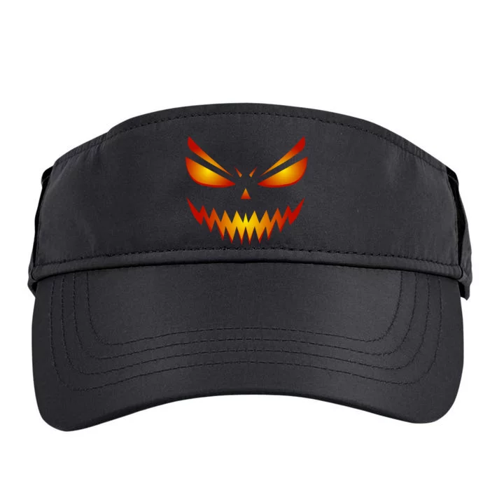 Spooky Pumpkin Face Halloween Adult Drive Performance Visor