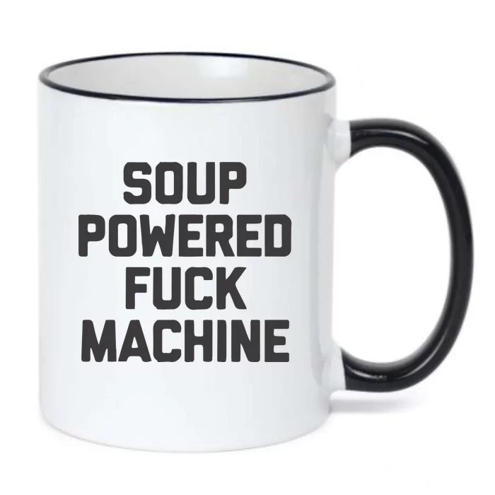 Soup Powered Fuck Machine Black Color Changing Mug